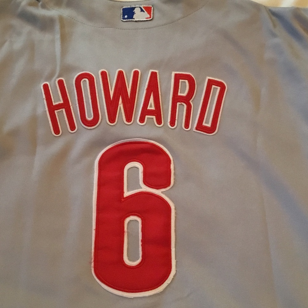 Majestic Authentic Gray Phillies Ryan Howard Jersey - Picture 7 of 7